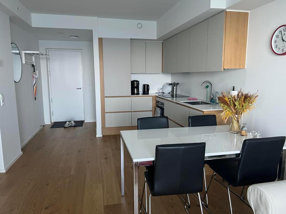 אורהוס 26-Etage Lejlighed Med Utrolig Havudsigt מראה חיצוני תמונה